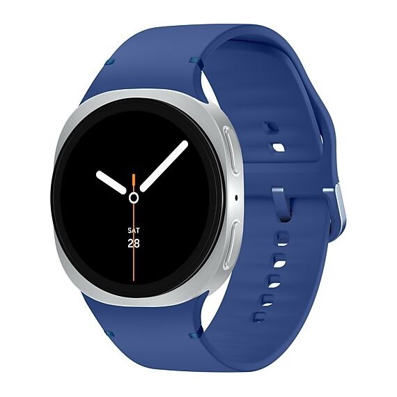 Galaxy Watch8 | 40 мм | 4G LTE | Silver | Sport/Blue | M/L, Размер ремешка : M/L, Тип ремешка : Sport, Размер корпуса : 40 мм, Подключение часов : Bluetooth / Wi-Fi + 4G LTE, Цвет ремешка: Blue, Цвет: Silver